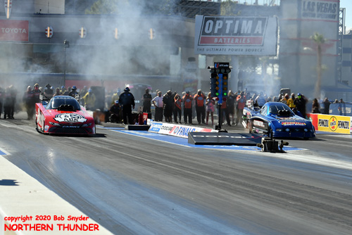 Alexis DeJoria (left) 
vs Terry Haddock (right)